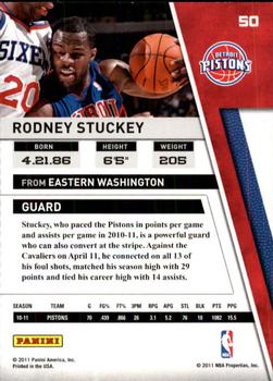 2010-11 Panini Season Update #50 Rodney Stuckey Back