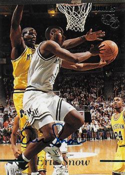 1995 Classic Rookies - Autographs #NNO Eric Snow Front
