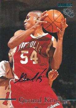 1995 Classic Rookies - Autographs #NNO Gerard King Front