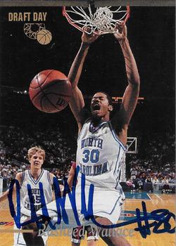 1995 Classic Rookies - Draft Day Autographs #NNO Rasheed Wallace Front