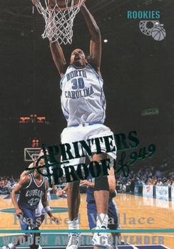 1995 Classic Rookies - Printer's Proofs #92 Rasheed Wallace Front