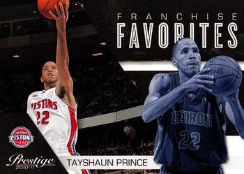 2010-11 Panini Prestige - Franchise Favorites #8 Tayshaun Prince Front