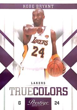 2010-11 Panini Prestige - True Colors #1 Kobe Bryant Front
