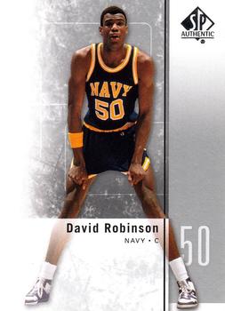 2011-12 SP Authentic #8 David Robinson Front