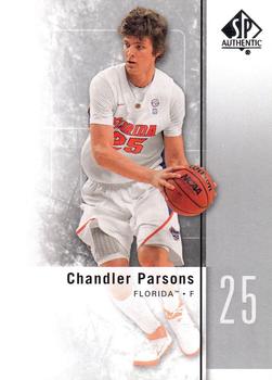 2011-12 SP Authentic #37 Chandler Parsons Front