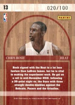 2010-11 Panini Absolute Memorabilia - NBA Icons Spectrum #13 Chris Bosh Back
