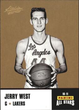 2010-11 Panini Absolute Memorabilia - Panini All Stars Rack Pack #29 Jerry West Front