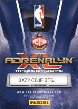 2010-11 Panini Adrenalyn XL #61 Corey Brewer Back
