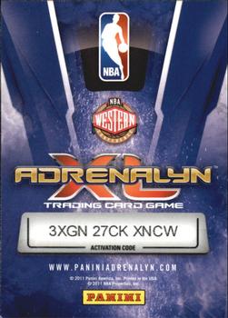2010-11 Panini Adrenalyn XL #109 Stephen Curry Back