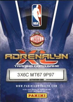 2010-11 Panini Adrenalyn XL #121 Andrew Bynum Back