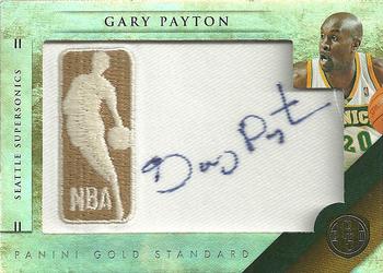 2010-11 Panini Gold Standard - Gold NBA Logos #18 Gary Payton Front