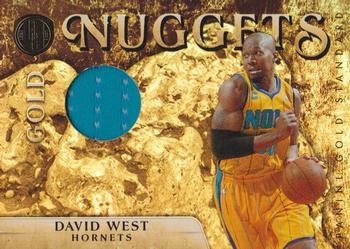 2010-11 Panini Gold Standard - Gold Nuggets Materials #40 David West Front