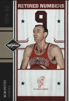 2010-11 Panini Limited - Retired Numbers #1 Bob Pettit Front