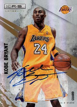 2010-11 Panini Rookies & Stars Longevity - Signatures #90 Kobe Bryant Front