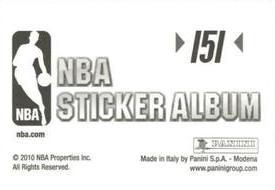 2010-11 Panini Stickers #151 Marcin Gortat Back
