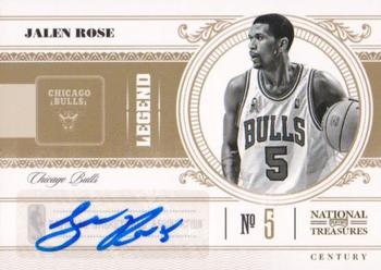 2010-11 Playoff National Treasures - Century Signatures #163 Jalen Rose Front