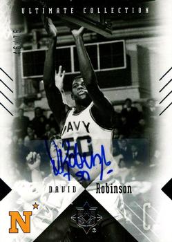 2010-11 Upper Deck Ultimate Collection - Base Autographs #8 David Robinson Front