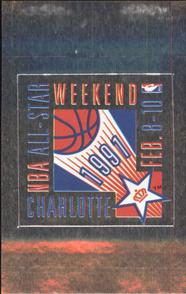 1991-92 Panini Stickers #89 NBA All-Star Weekend Logo Front