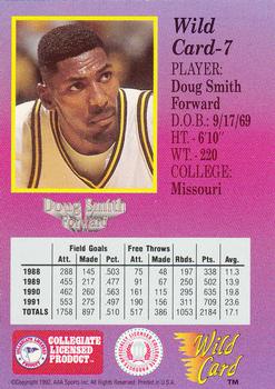 1991-92 Wild Card #7 Doug Smith Back