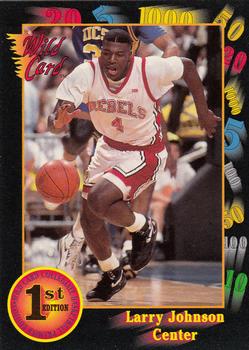 1991-92 Wild Card #24 Larry Johnson Front