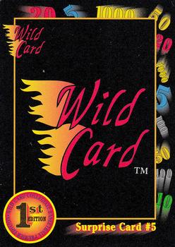 1991-92 Wild Card #26 Surprise Card #5 Front