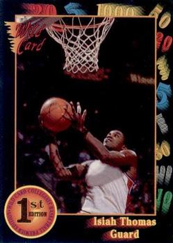 1991-92 Wild Card #7 Isiah Thomas Front