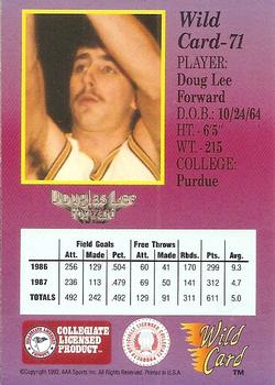 1991-92 Wild Card - 10 Stripe #71 Douglas Lee Back