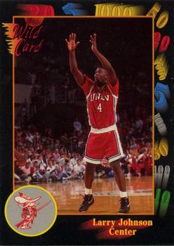 1991-92 Wild Card - Promos #P-1 Larry Johnson Front