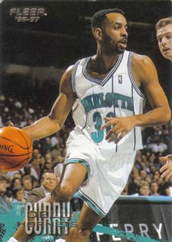 1996-97 Fleer European #10 Dell Curry Front