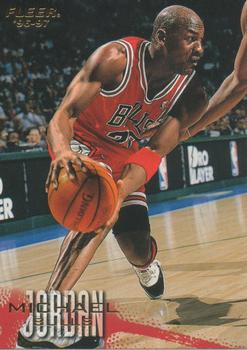 1996-97 Fleer European #13 Michael Jordan Front