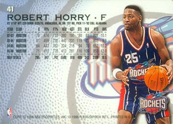 1996-97 Fleer European #41 Robert Horry Back