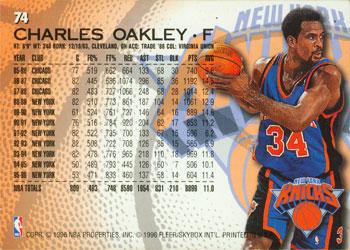 1996-97 Fleer European #74 Charles Oakley Back