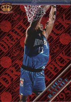 1995 Pacific Prisms - Red #12 Theo Ratliff Front