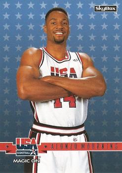 1994 SkyBox USA #6 Alonzo Mourning Front