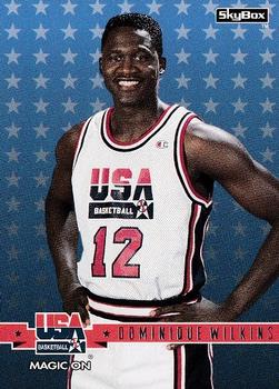 1994 SkyBox USA #36 Dominique Wilkins Front