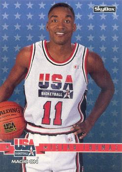 1994 SkyBox USA #48 Isiah Thomas Front