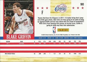 2011-12 Hoops #90 Blake Griffin Back