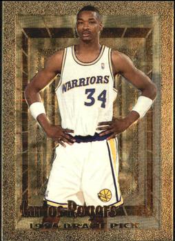 1994-95 Topps Embossed - Golden Idols #111 Carlos Rogers Front