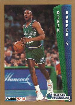 1992-93 Fleer Drake's #11 Derek Harper Front