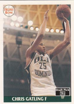1991 Front Row #14 Chris Gatling Front
