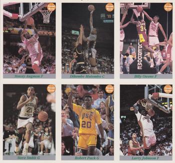 1991-92 Front Row Premier #NNO Stacey Augmon / Larry Johnson / Dikembe Mutombo / Billy Owens / Robert Pack / Steve Smith Front