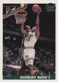 1991 Front Row - Silver #9 Anthony Avent Front