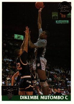 1991 Front Row Update - Gold Charter Member #52 Dikembe Mutombo Front