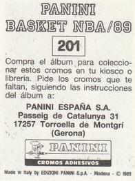 1988-89 Panini Stickers (Spanish) #201 Ken Norman Back