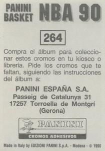 1989-90 Panini Stickers (Spanish) #264 John Stockton Back