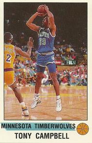 1990-91 Panini Stickers #73 Tony Campbell Front