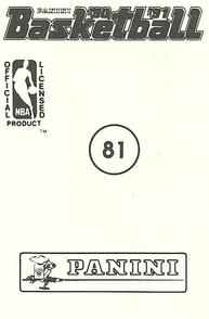 1990-91 Panini Stickers #81 Muggsy Bogues Back