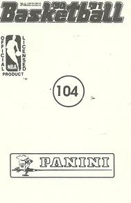 1990-91 Panini Stickers #104 Winston Bennett Back