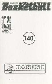 1990-91 Panini Stickers #140 Patrick Ewing Back