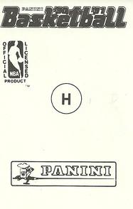 1990-91 Panini Stickers #H Larry Bird Back